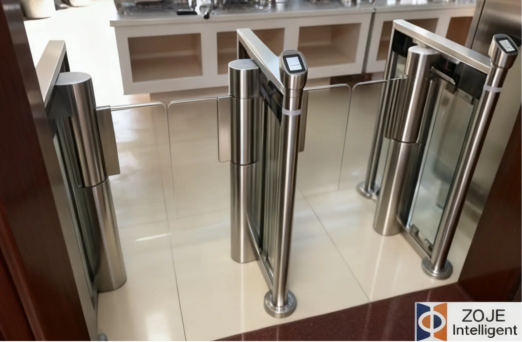 ¿Cómo conectar una puerta batiente al control de acceso?