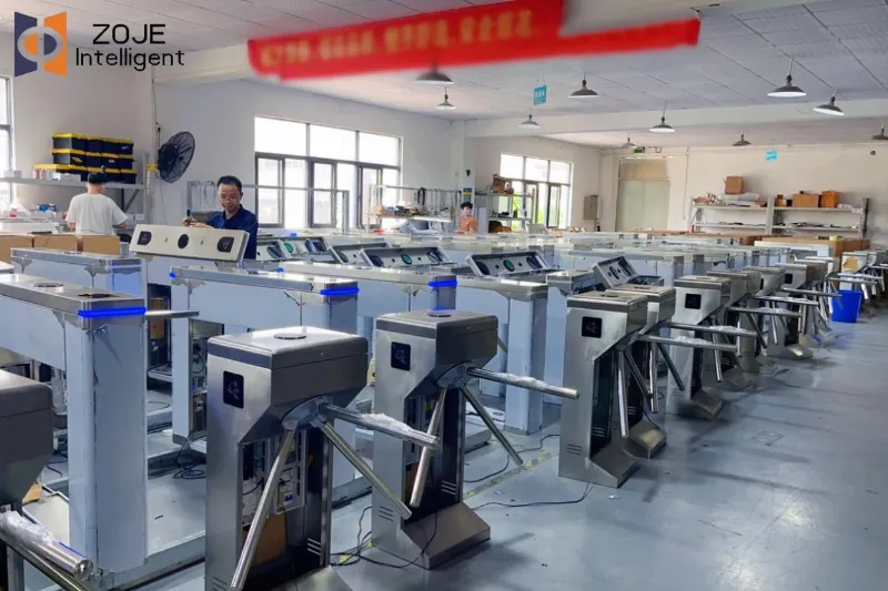 ​Le guiamos por la fábrica de ZOJE: cómo ZOJE construye puertas torniquetes con trípode resistentes para uso en exteriores
