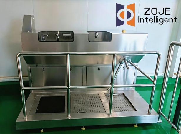 Por qué las fábricas de alimentos están cambiando a torniquetes trípodes con control de higiene inteligente