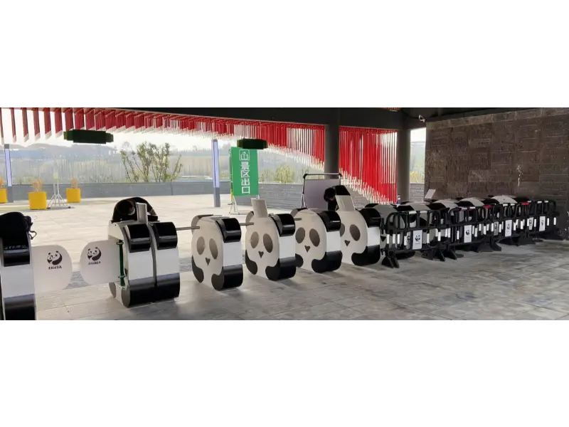 Glass swing turnstile