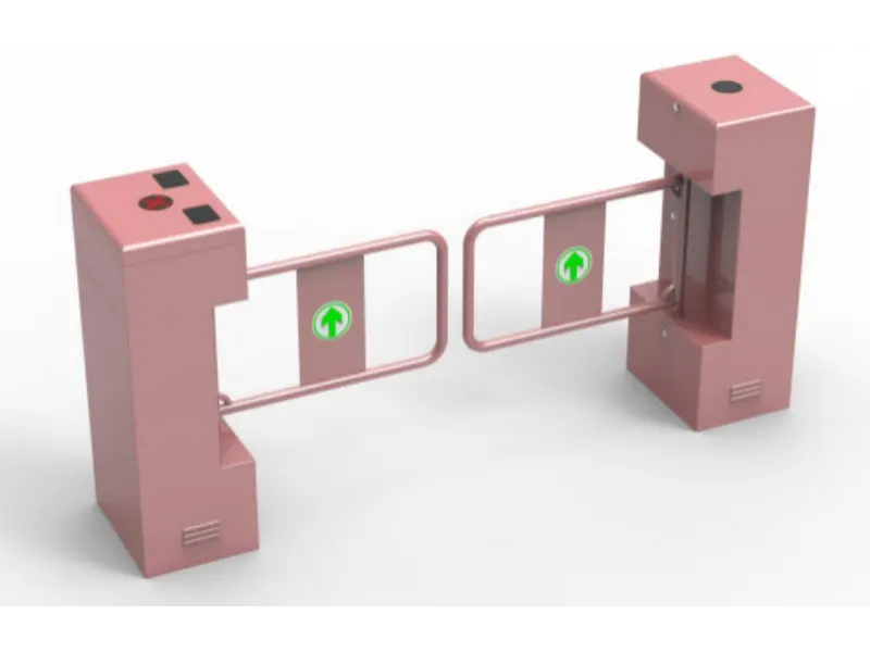 Cylindrical swing turnstile